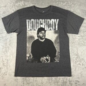 Boyz N The Hood Doughboy Ice Cube Graphic T-Shirt Mens Medium Charcoal Grey